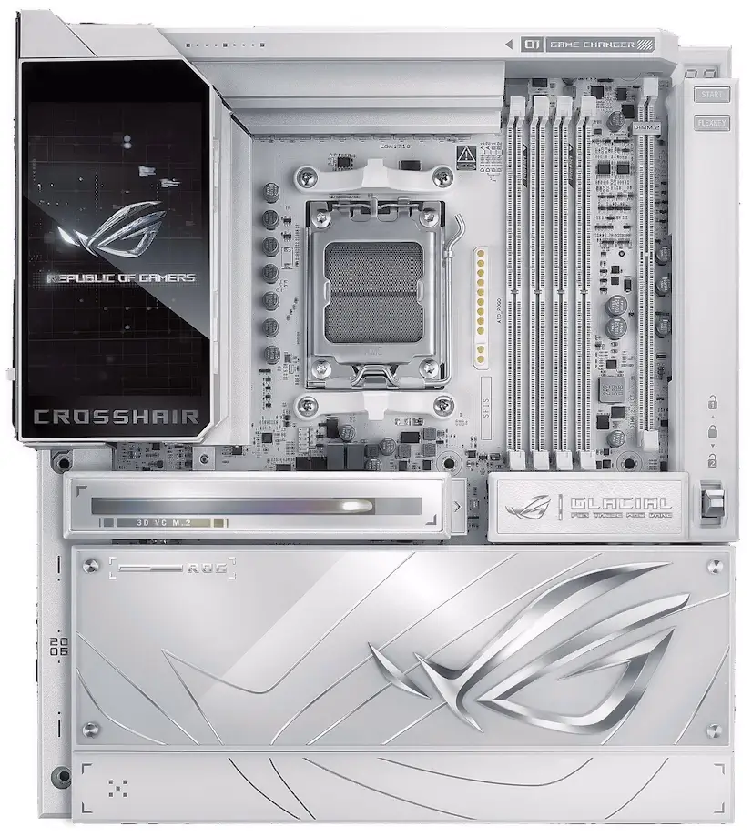 Montaje Placa Base ASUS ROG CROSSHAIR X870E GLACIAL Chamartín Chamartín PC - Montaje Placa Base ASUS ROG CROSSHAIR X870E GLACIAL Chamartín